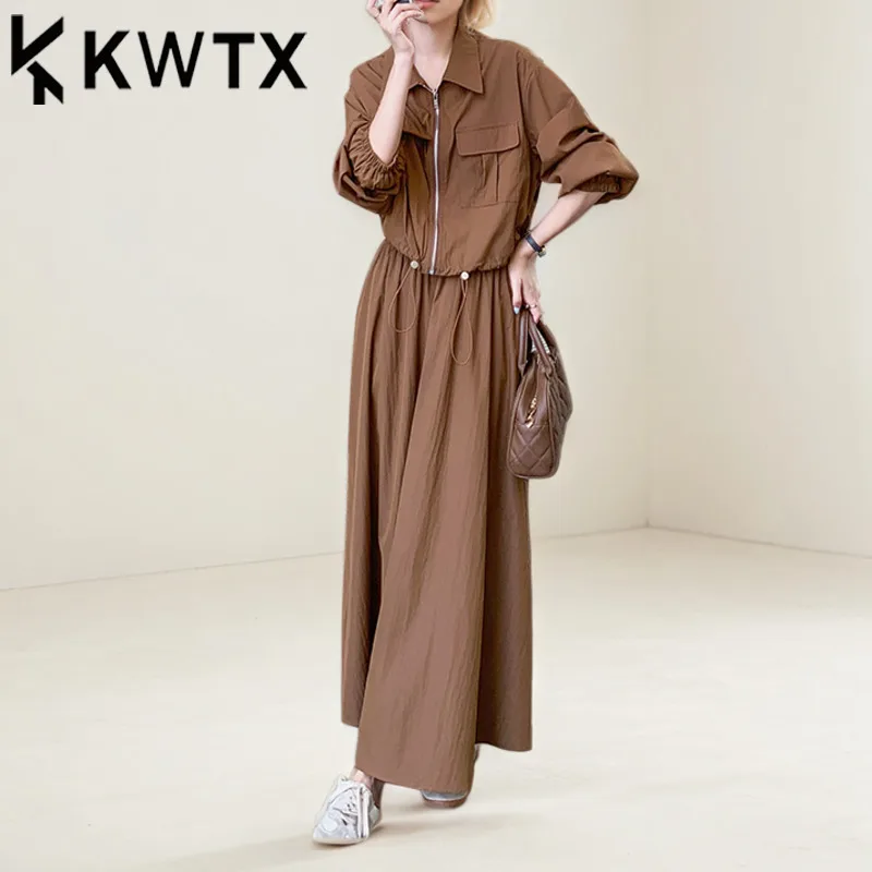 KWTX 2025 Spring Summer Women’s Structured Jacket & Pleated Skirt 2PC Set, Trendy Designer Co-ord Set, Office To Evening Outfit
KWTX 2025 Spring Summer Women’s Structured Jacket & Pleated Skirt 2PC Set, Trendy Designer Co-ord Set, Office To Evening Outfit