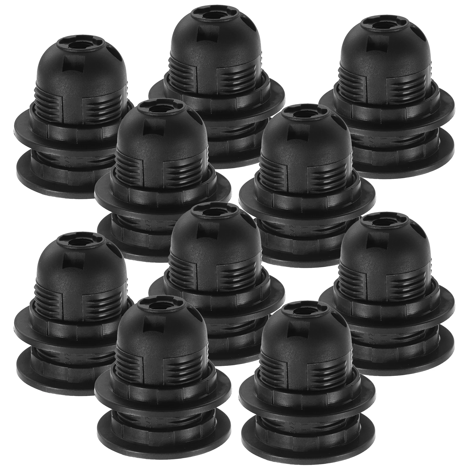 10pcs Screw Lamp Holder Ceramic PBТ Base Clip On Light Socket Bulb Replacement Extension Durable Threaded Ceiling Closet
10pcs Screw Lamp Holder Ceramic PBТ Base Clip On Light Socket Bulb Replacement Extension Durable Threaded Ceiling Closet