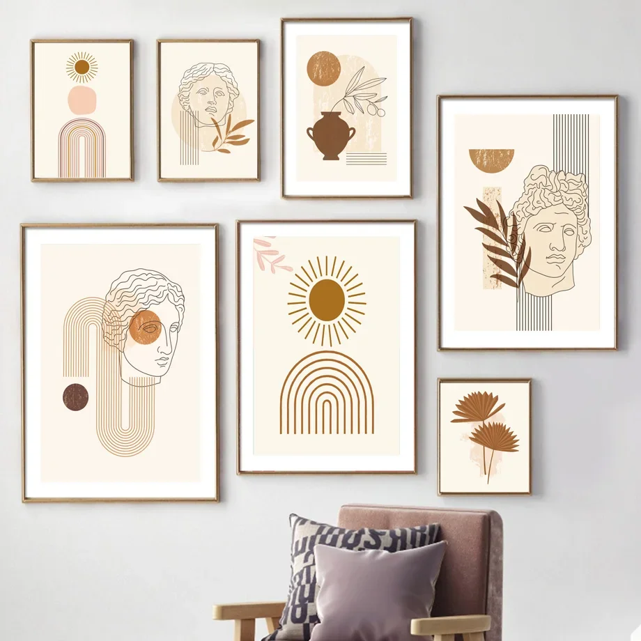Boho Palm Sculpture Line Vase Geometric Abstract Art Posters Prints Canvas Wall Decoration Home Paintings For Living Room Decor
Boho Palm Sculpture Line Vase Geometric Abstract Art Posters Prints Canvas Wall Decoration Home Paintings For Living Room Decor