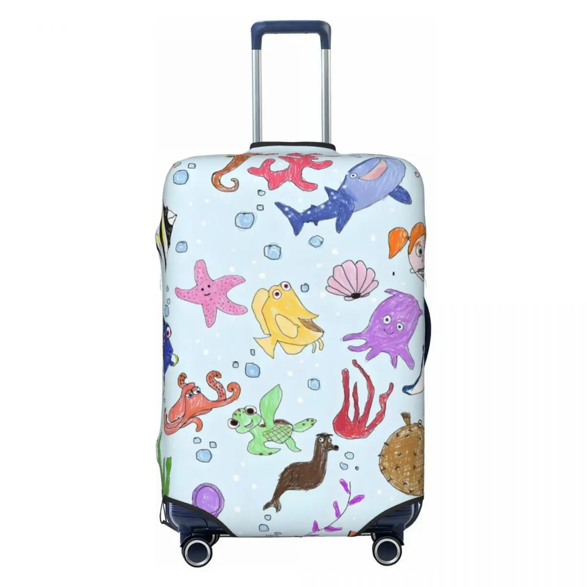 Custom Finding Nemo Luggage Cover Elastic Travel Suitcase Protective Covers Suit For 18-32 inch
Custom Finding Nemo Luggage Cover Elastic Travel Suitcase Protective Covers Suit For 18-32 inch