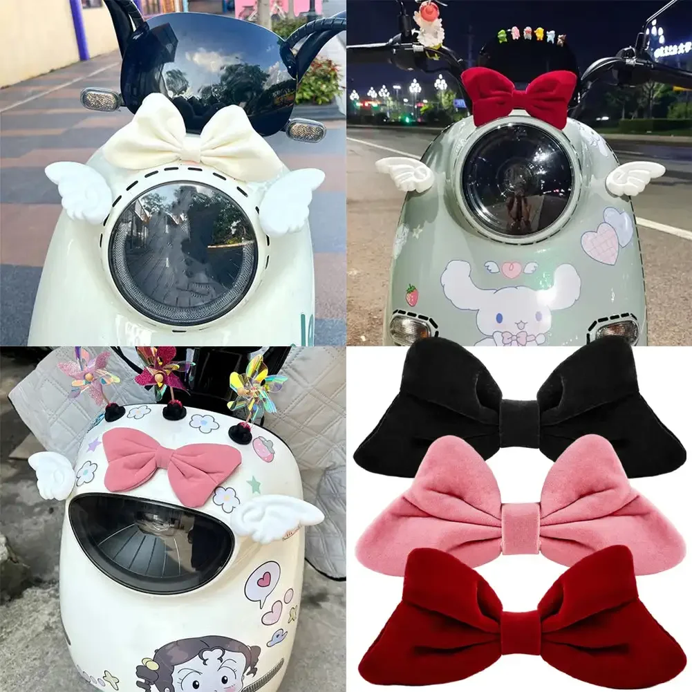 Милый бант для мотоциклетного шлема, украшение для шлема из бархата, банты для электрического велосипеда, аксессуары, универсальное украшение с бантом для девочек и женщин
Милый бант для мотоциклетного шлема, украшение для шлема из бархата, банты для электрического велосипеда, аксессуары, универсальное украшение с бантом для девочек и женщин