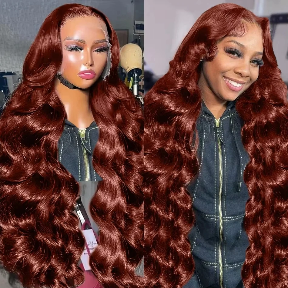 230 Density Reddish Brown Body Wave Wigs 13x4 HD Lace Frontal Wigs 30 Inch Brazilian 100% Virgin Hair Preplucked Human Hair Wig
230 Density Reddish Brown Body Wave Wigs 13x4 HD Lace Frontal Wigs 30 Inch Brazilian 100% Virgin Hair Preplucked Human Hair Wig