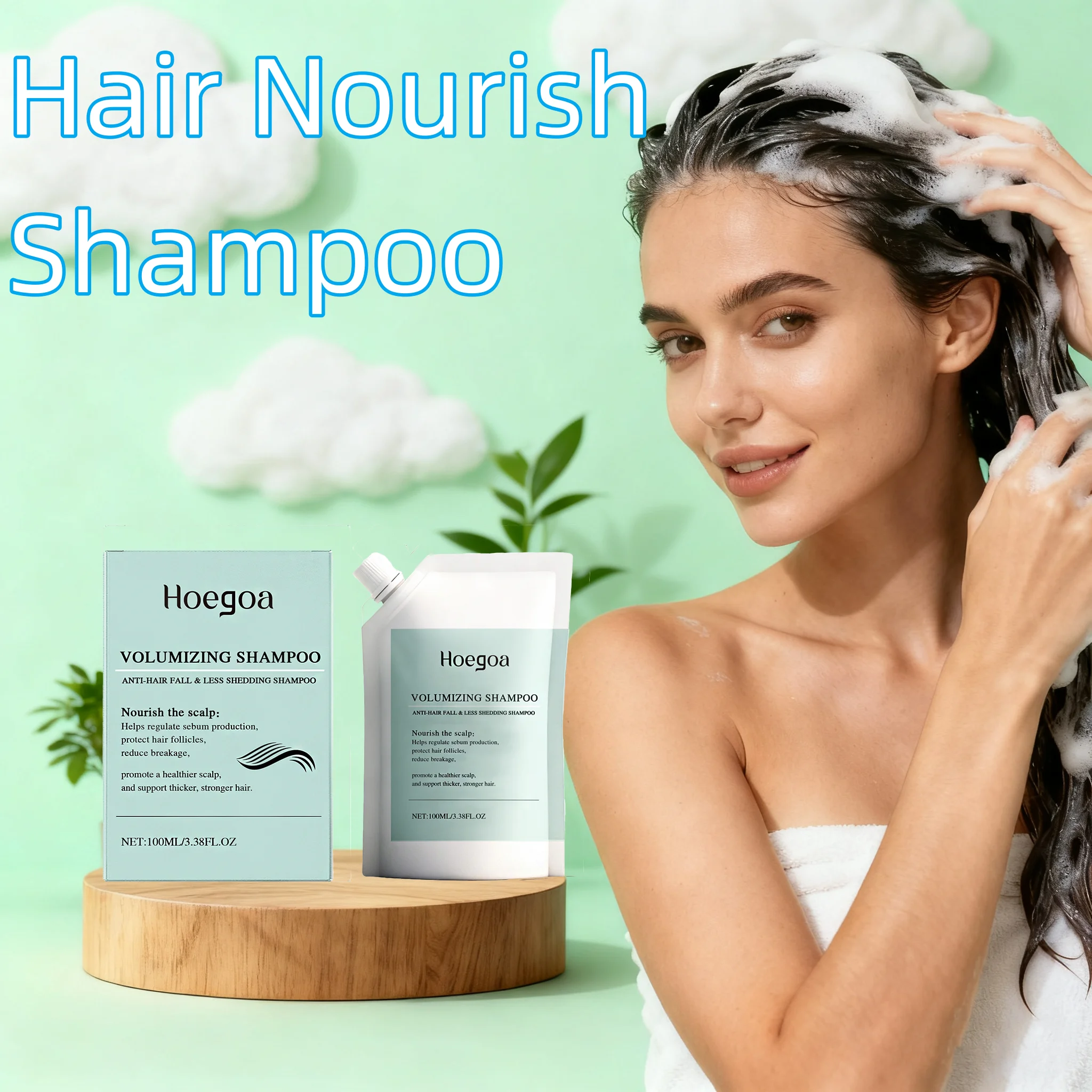 HOEGOA Hair Nourishing Shampoo Oil Control Clean Reduce Loss Brighten Luster Eliminate Frizz Remove Dandruff Hair Sooth Shampoo
HOEGOA Hair Nourishing Shampoo Oil Control Clean Reduce Loss Brighten Luster Eliminate Frizz Remove Dandruff Hair Sooth Shampoo