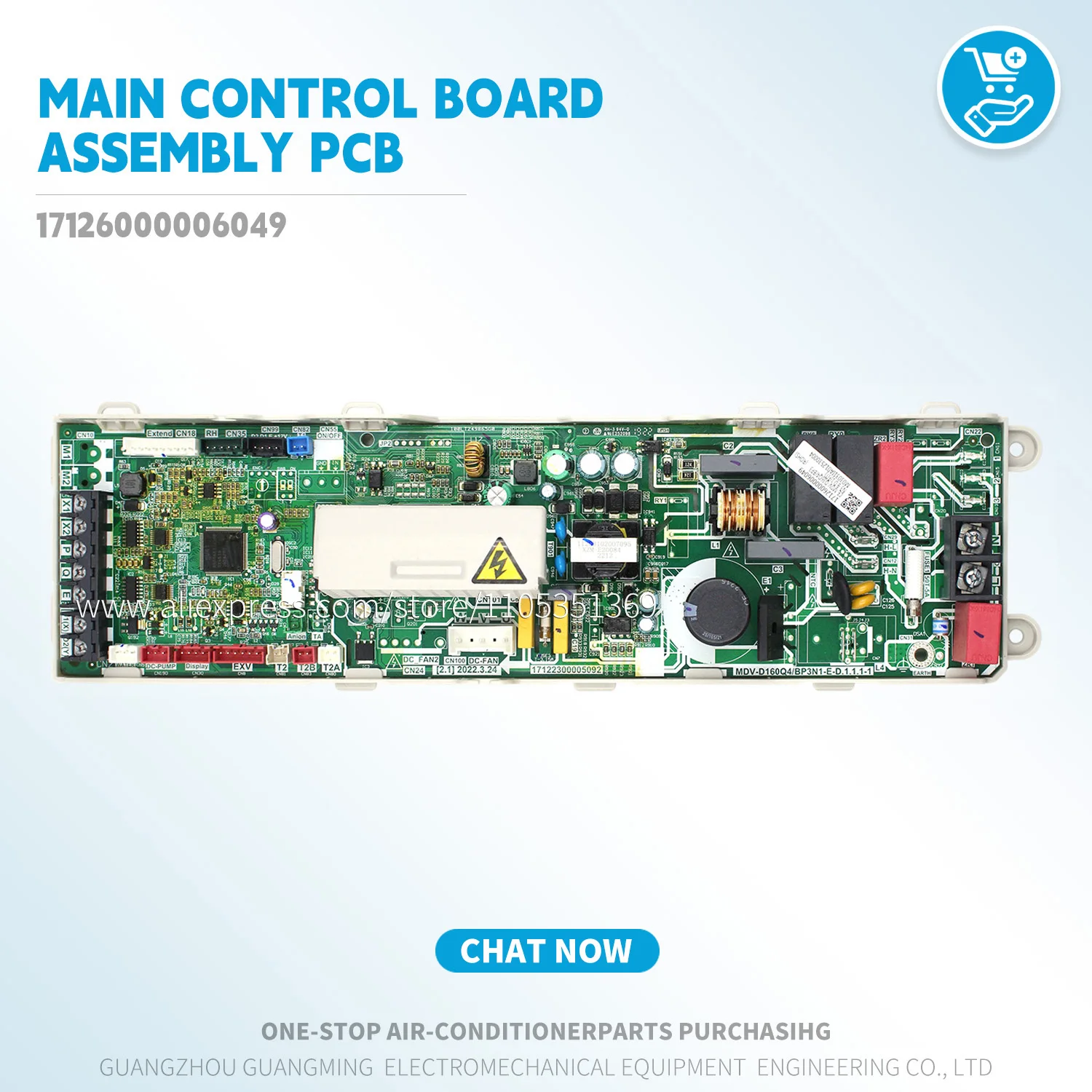 New Indoor Main Control Board Assembly pcb 17126000006049 For Midea VRF Unit CE-MDV-D36Q4-BP3N3-B.D.1(FIT) air conditioner parts
New Indoor Main Control Board Assembly pcb 17126000006049 For Midea VRF Unit CE-MDV-D36Q4-BP3N3-B.D.1(FIT) air conditioner parts