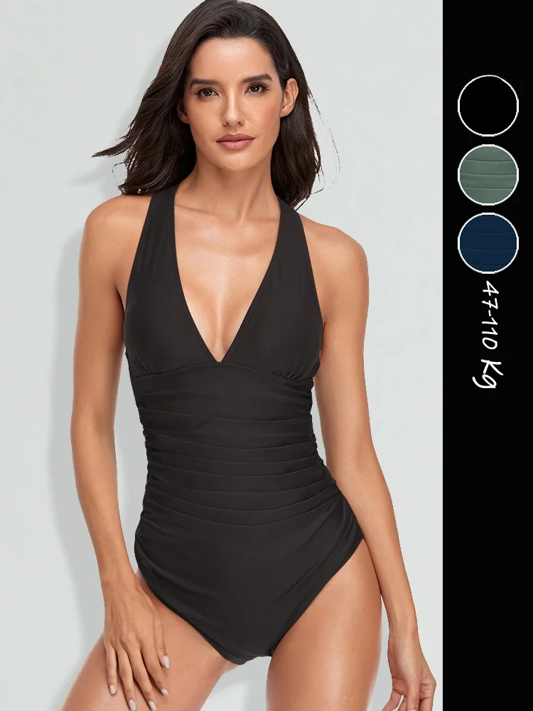 2024 Summer New Sexy Deep V Ne plus Size Women's Swimsuit Cover up Slimming Hot Spring Swimwear Fixed Chest Pad Casual One ...
2024 Summer New Sexy Deep V Ne plus Size Women's Swimsuit Cover up Slimming Hot Spring Swimwear Fixed Chest Pad Casual One ...