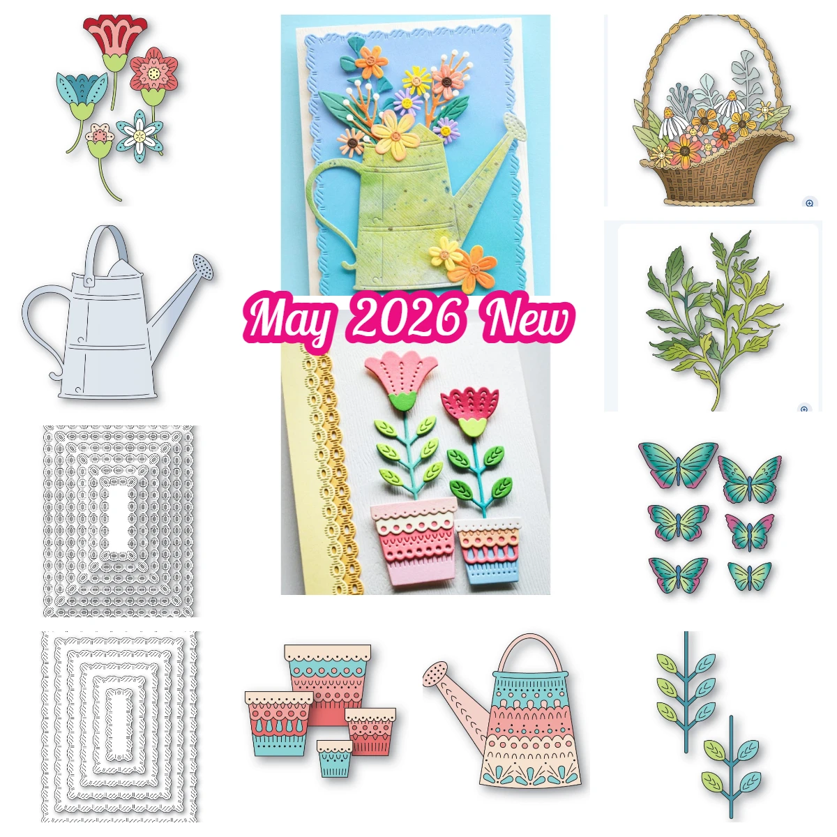 Brilliant Butterflies Leafy Stems Mesh Wild Leaves May 2026 New Metal Cutting Dies DIY Handmade Scrapbook Photo Album Calendar
Brilliant Butterflies Leafy Stems Mesh Wild Leaves May 2026 New Metal Cutting Dies DIY Handmade Scrapbook Photo Album Calendar
