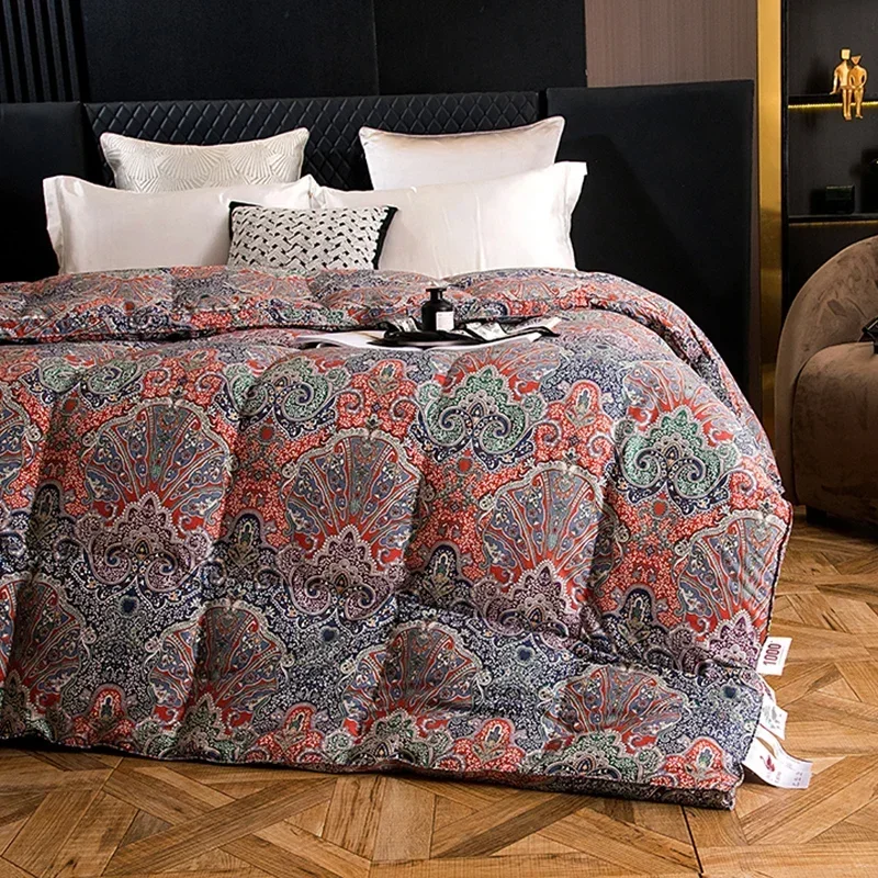 Thicken White Goose Down Fluffy Soft Comforter For Double Bed Super Warm Duvet Queen/King Size 200x230cm 겨울 보온 구스다운 이불
Thicken White Goose Down Fluffy Soft Comforter For Double Bed Super Warm Duvet Queen/King Size 200x230cm 겨울 보온 구스다운 이불
