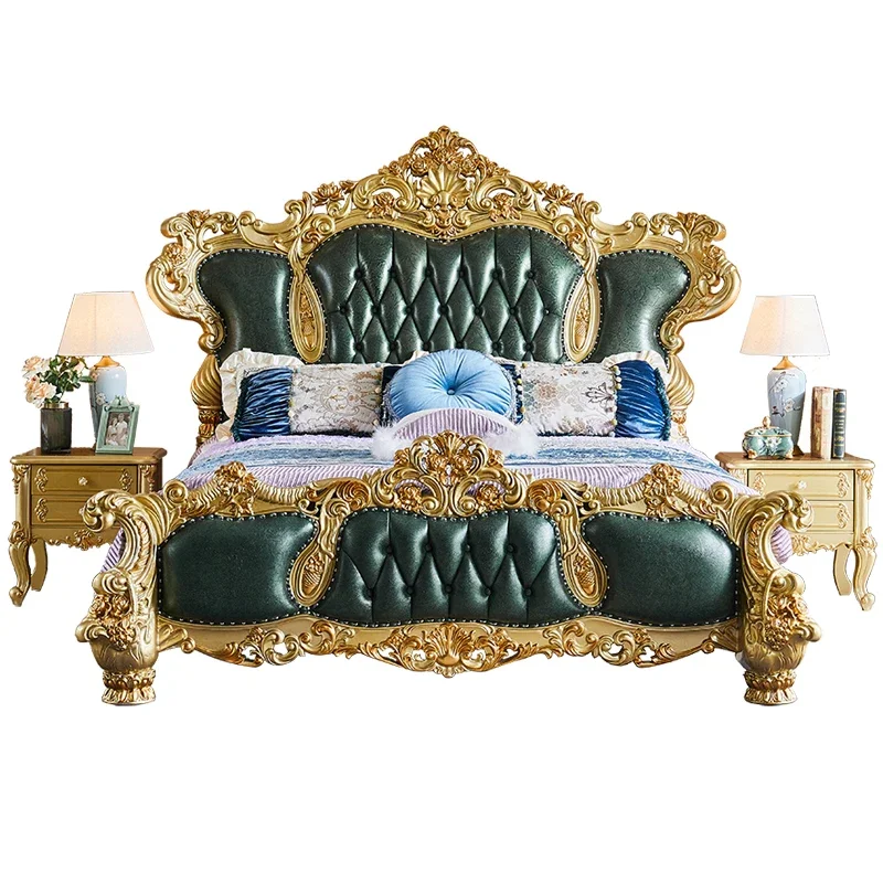 Large Master Sleeping Design Bed Frame Luxury European King Size Bed Frame Bedding Floor Camas De Dormitorio Bedroom Furniture
Large Master Sleeping Design Bed Frame Luxury European King Size Bed Frame Bedding Floor Camas De Dormitorio Bedroom Furniture