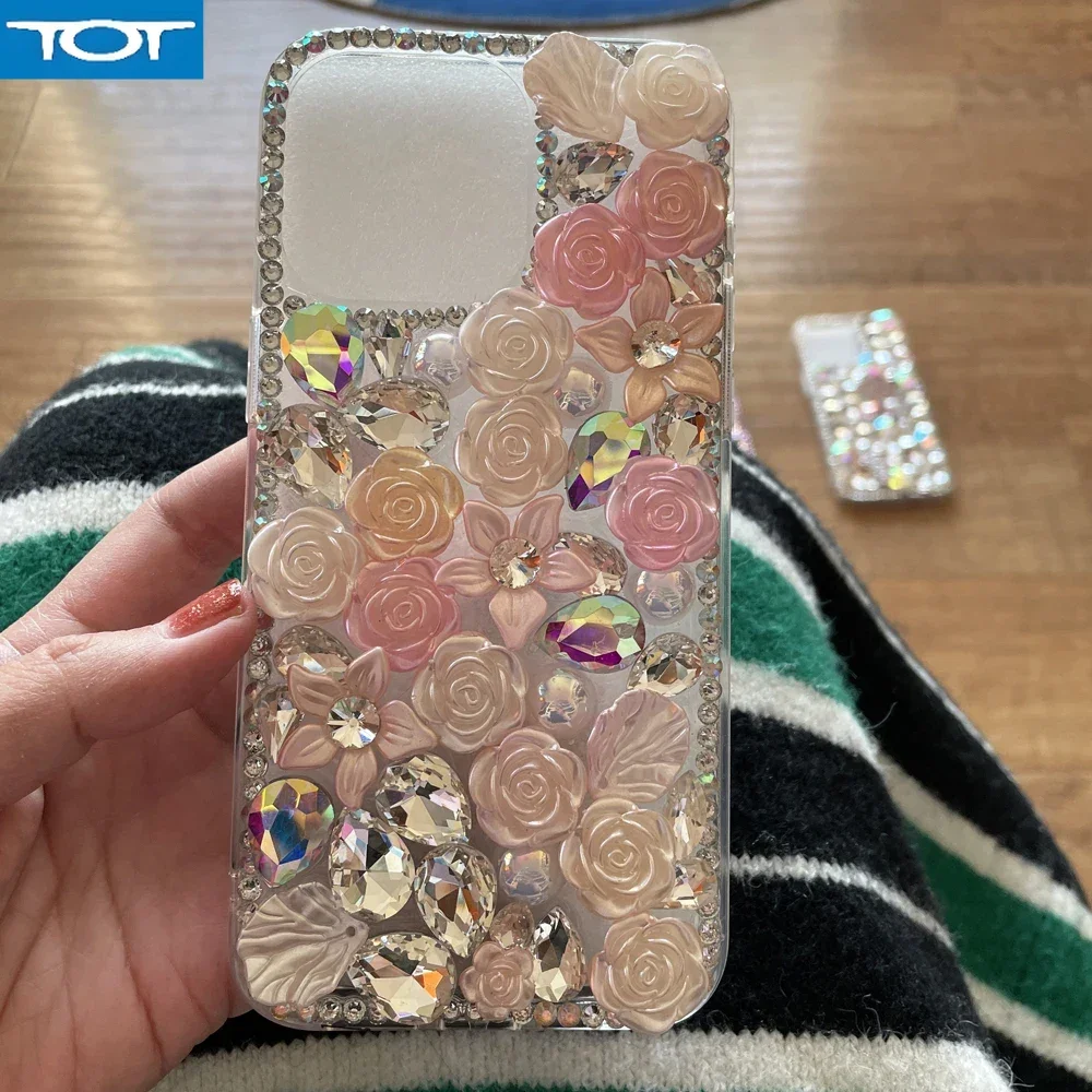 Pearl Floral Cases For Iphone 15 14 16 Plus 13 12 11 Pro Max Handmade Phone Cover Jewelled Case For Girls Lady Women
Pearl Floral Cases For Iphone 15 14 16 Plus 13 12 11 Pro Max Handmade Phone Cover Jewelled Case For Girls Lady Women
