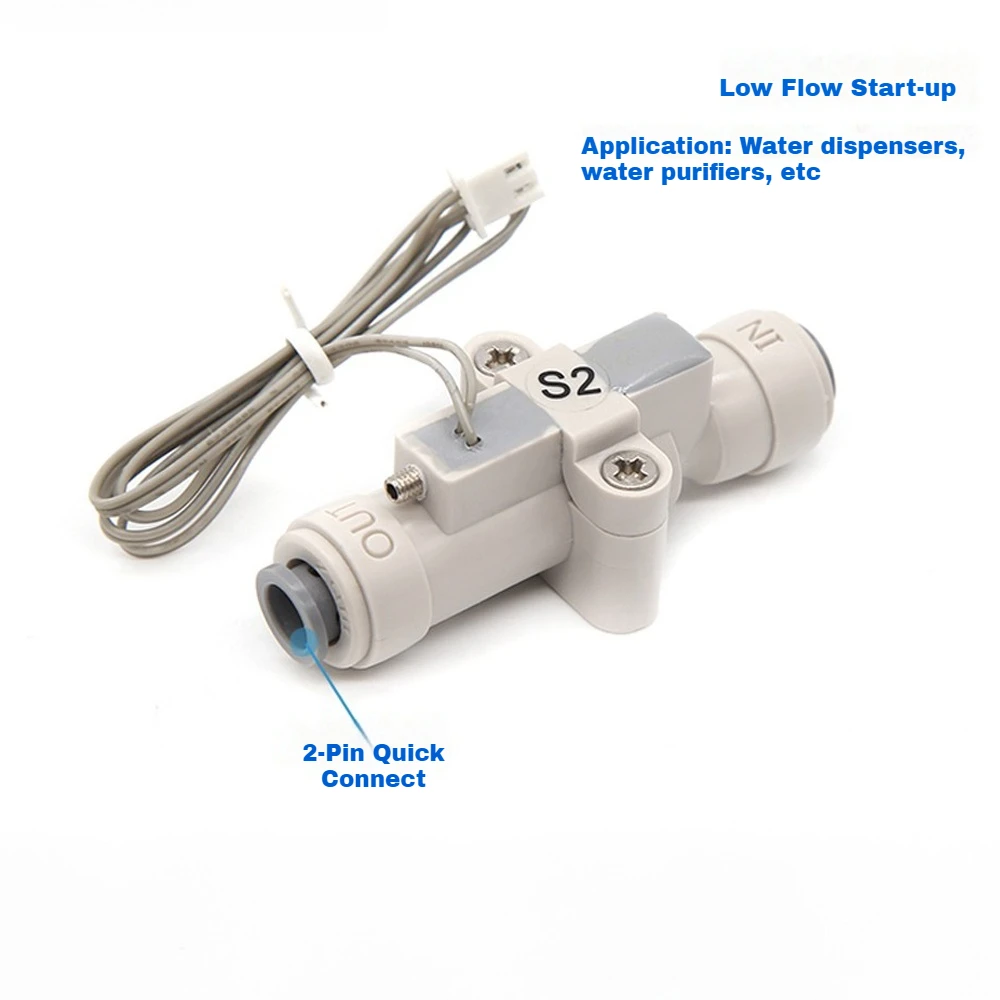 1/4" Water Flow Switch Low-flow Startup Normally Open for Water Purifier Dispenser Plastic Water Flow Switch Flow Control Sensor
1/4" Water Flow Switch Low-flow Startup Normally Open for Water Purifier Dispenser Plastic Water Flow Switch Flow Control Sensor