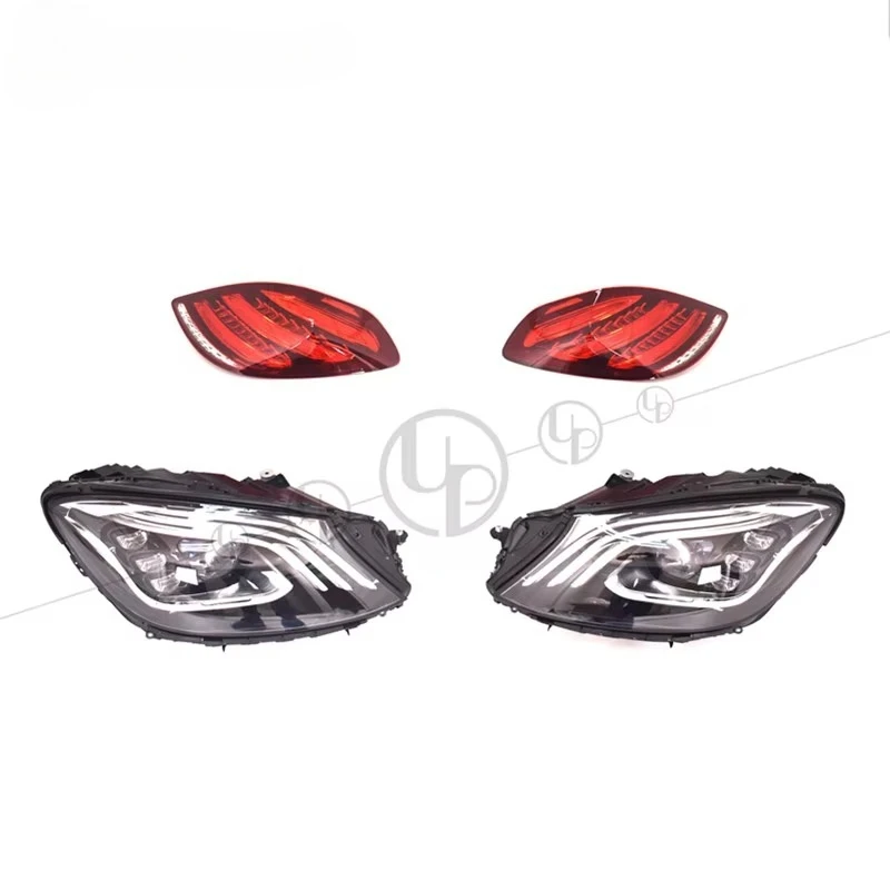 2014 Year+ W222 Headlights and Tail Light Fit for S-class W222 Upgrade To 2018 Year W222 S63 S65 Headlight and Tail Lamp
2014 Year+ W222 Headlights and Tail Light Fit for S-class W222 Upgrade To 2018 Year W222 S63 S65 Headlight and Tail Lamp