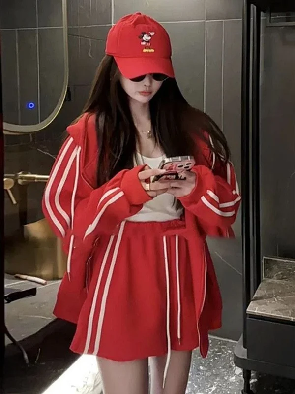 plus Size 300 Pou American Retro Hooded Open Cardigan Sweatirt Jaet Women's Casual Sports Set Autumn Trendy ort Pants
plus Size 300 Pou American Retro Hooded Open Cardigan Sweatirt Jaet Women's Casual Sports Set Autumn Trendy ort Pants