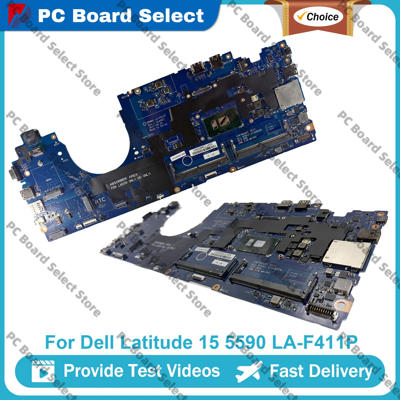 Notebook Mainboard For Dell Latitude 15 5590 LA-F411P Motherboard I3 I5 I7 7th 8th CPU 0CJWKW 0PTD05 0VJF9H 0VT64T 100% Tested
Notebook Mainboard For Dell Latitude 15 5590 LA-F411P Motherboard I3 I5 I7 7th 8th CPU 0CJWKW 0PTD05 0VJF9H 0VT64T 100% Tested