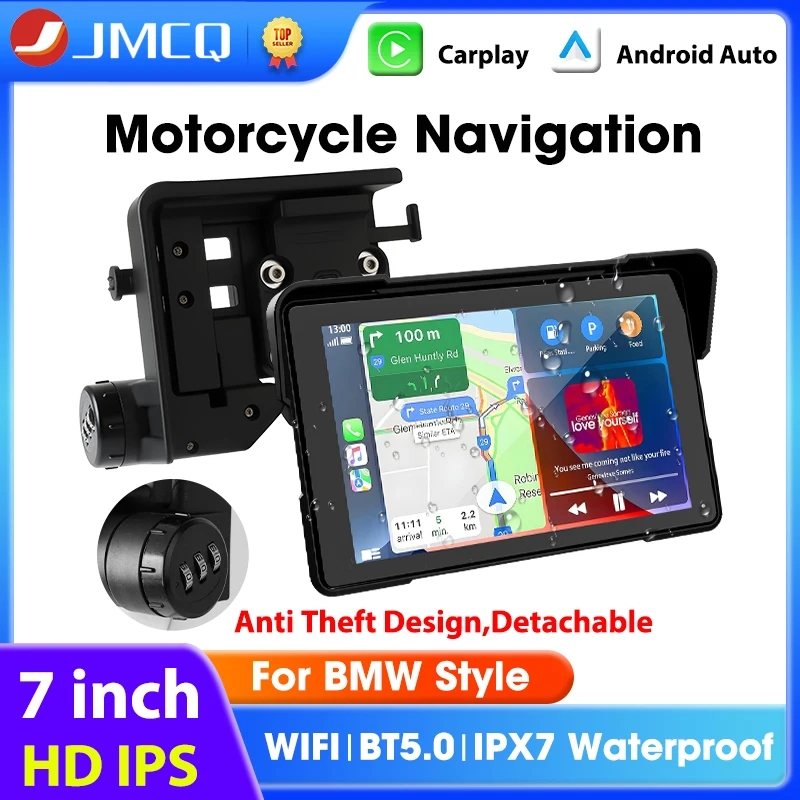 7-дюймовый мотоциклетный GPS-навигатор Carplay-экран для BMW R1200GS ADV/R1250GS ADV/S1000XR Moto Wireless Carplay Android Auto Dual BT
7-дюймовый мотоциклетный GPS-навигатор Carplay-экран для BMW R1200GS ADV/R1250GS ADV/S1000XR Moto Wireless Carplay Android Auto Dual BT