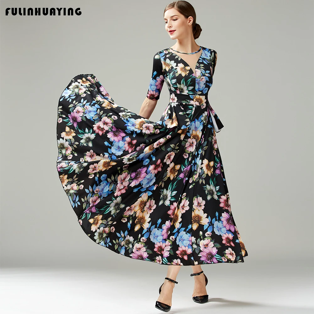 Fashionable Printed Dance Costumes for Women, Ballroom Dance Competition Outfits, Elegant Waltz Dancewear, Modern Clothing for Girls, Flamenco Dresses
Fashionable Printed Dance Costumes for Women, Ballroom Dance Competition Outfits, Elegant Waltz Dancewear, Modern Clothing for Girls, Flamenco Dresses