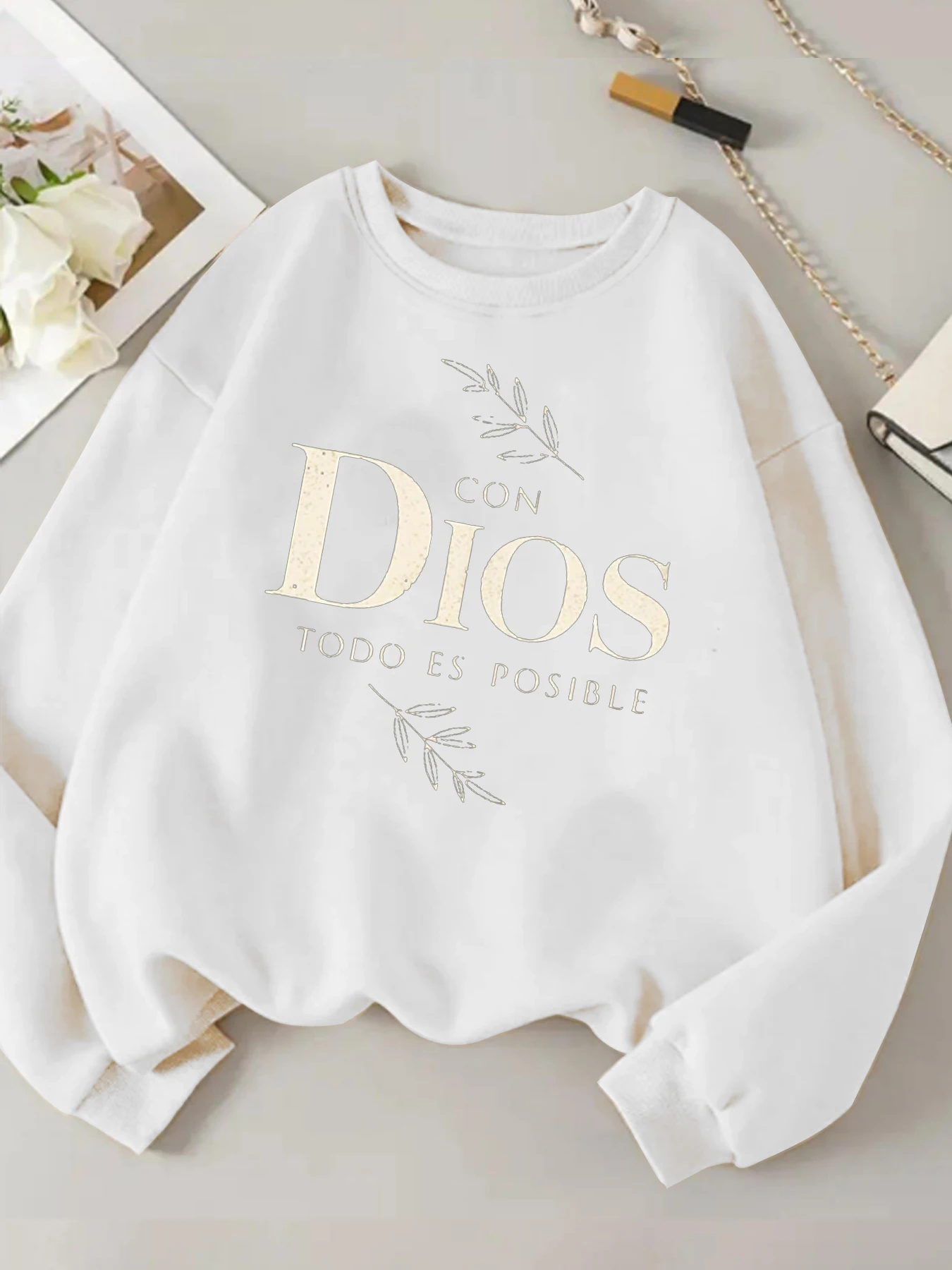 Winter New Loose Sweatshirt Loose Fashion Foreign Style Versatile Long-sleeved Pullover Hatless Round-Neck Sweatshirt Women
Winter New Loose Sweatshirt Loose Fashion Foreign Style Versatile Long-sleeved Pullover Hatless Round-Neck Sweatshirt Women