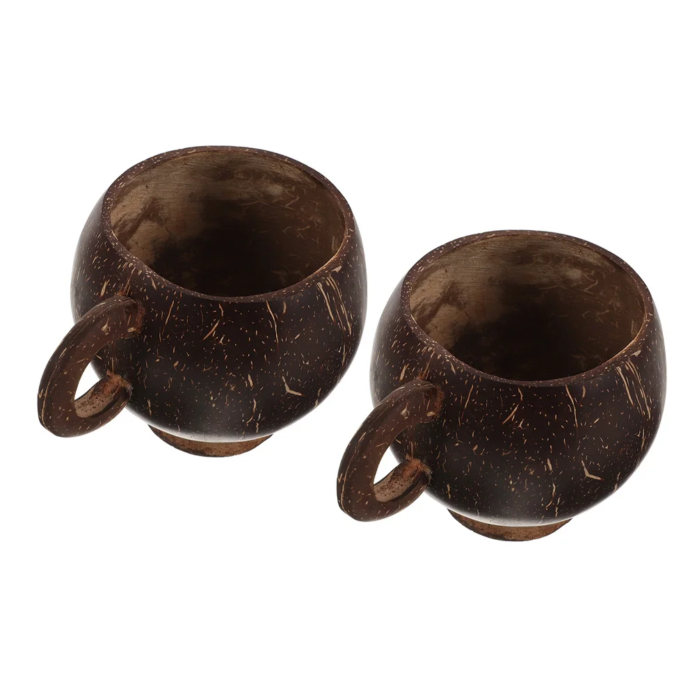 2Pcs Natural Coconut Shell Cups Large Capacity Wooden Mugs Multi-Functional Drinkware Home Office Outdoor Use Wooden Coffee Mug
2Pcs Natural Coconut Shell Cups Large Capacity Wooden Mugs Multi-Functional Drinkware Home Office Outdoor Use Wooden Coffee Mug