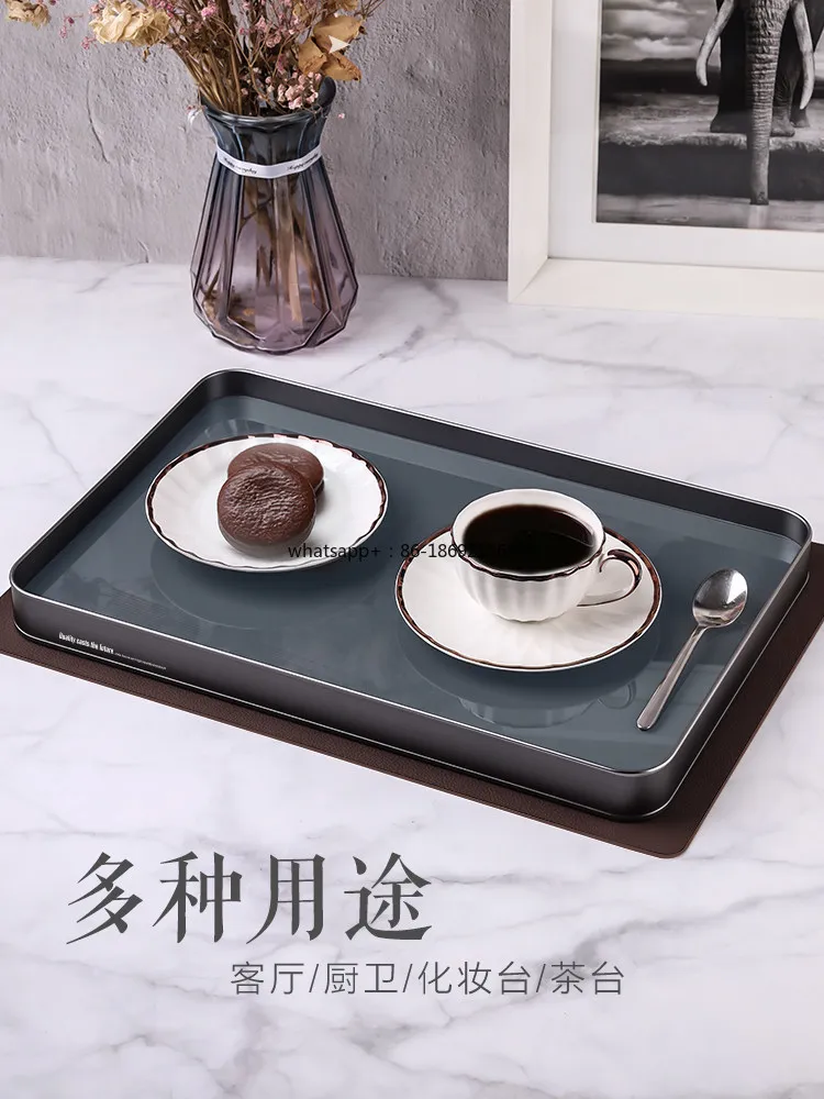 Tray Rectangle Water Cup Living Room Coffee MachineHotel Storage
Tray Rectangle Water Cup Living Room Coffee MachineHotel Storage
