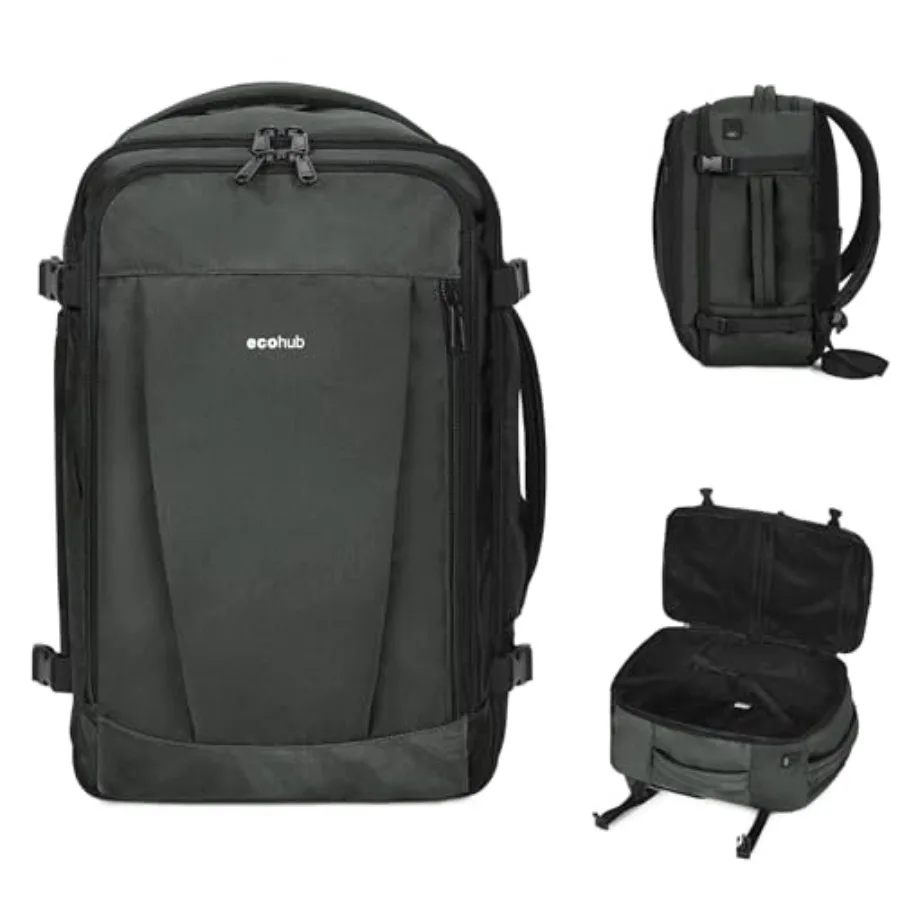 Travel Backpack 18x14x8 Spirit Airlines Personal Item Bag Carry On Backpack 13 Pockets Large Work Casual Daypack for men Airlin
Travel Backpack 18x14x8 Spirit Airlines Personal Item Bag Carry On Backpack 13 Pockets Large Work Casual Daypack for men Airlin