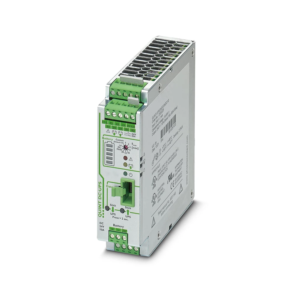 QUINT-UPS/24DC/24DC/10 QUINT DC-UPS Power Supply UPS 24VDC/10A Uninterruptible 2320225
QUINT-UPS/24DC/24DC/10 QUINT DC-UPS Power Supply UPS 24VDC/10A Uninterruptible 2320225
