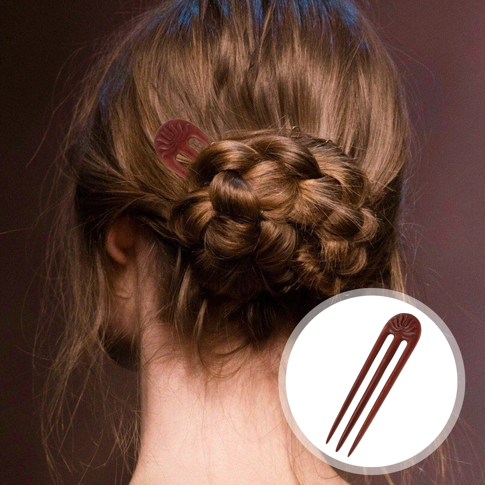 Sandalwood Hairpin Ancient Style Decorative Sticks Costume Headdress Forks Vintage Accessories Women Long Hair Thick Hair Wooden
Sandalwood Hairpin Ancient Style Decorative Sticks Costume Headdress Forks Vintage Accessories Women Long Hair Thick Hair Wooden
