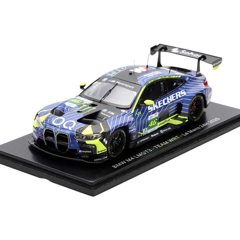 Spark 1/43 BMW M4 LMGT3 46 Le Mans 2025 simulation static alloy car model, boys' festival gift toy, adult collectible decoration
Spark 1/43 BMW M4 LMGT3 46 Le Mans 2025 simulation static alloy car model, boys' festival gift toy, adult collectible decoration