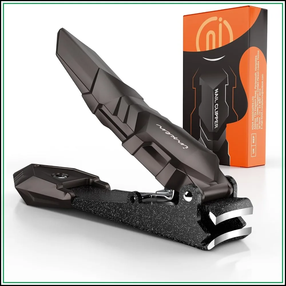 Self-Collecting Nail Clippers with Catcher – No Splash, Premium Steel for Fingernails & Toenails, Grooming Gift for Men
Self-Collecting Nail Clippers with Catcher – No Splash, Premium Steel for Fingernails & Toenails, Grooming Gift for Men