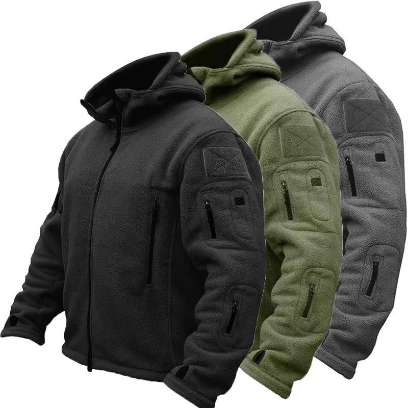 Men's Winter Autumn Tactical Fleece Jackets Warm Polar Outdoor Coat Cargo Multi-Pocket Casual Hiking Camping Trekking Climbing
Men's Winter Autumn Tactical Fleece Jackets Warm Polar Outdoor Coat Cargo Multi-Pocket Casual Hiking Camping Trekking Climbing