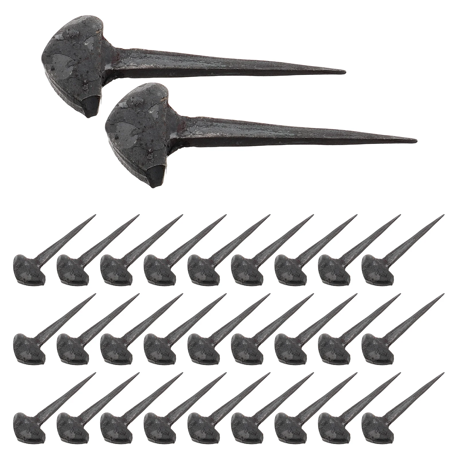 50 Pcs Equestrian Hoof Nails Portable Horseshoe Tool Sturdy Horseshoes Replaceable Black
50 Pcs Equestrian Hoof Nails Portable Horseshoe Tool Sturdy Horseshoes Replaceable Black