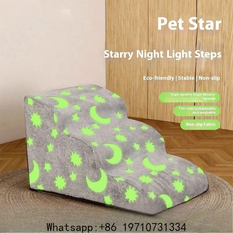 Creative Night Light Pets Steps Foam Dog Secure Stairs Ramps Non-Slip Pet Protect Older Dogs Pet with Joint Pain Sofa Bed Ladde
Creative Night Light Pets Steps Foam Dog Secure Stairs Ramps Non-Slip Pet Protect Older Dogs Pet with Joint Pain Sofa Bed Ladde
