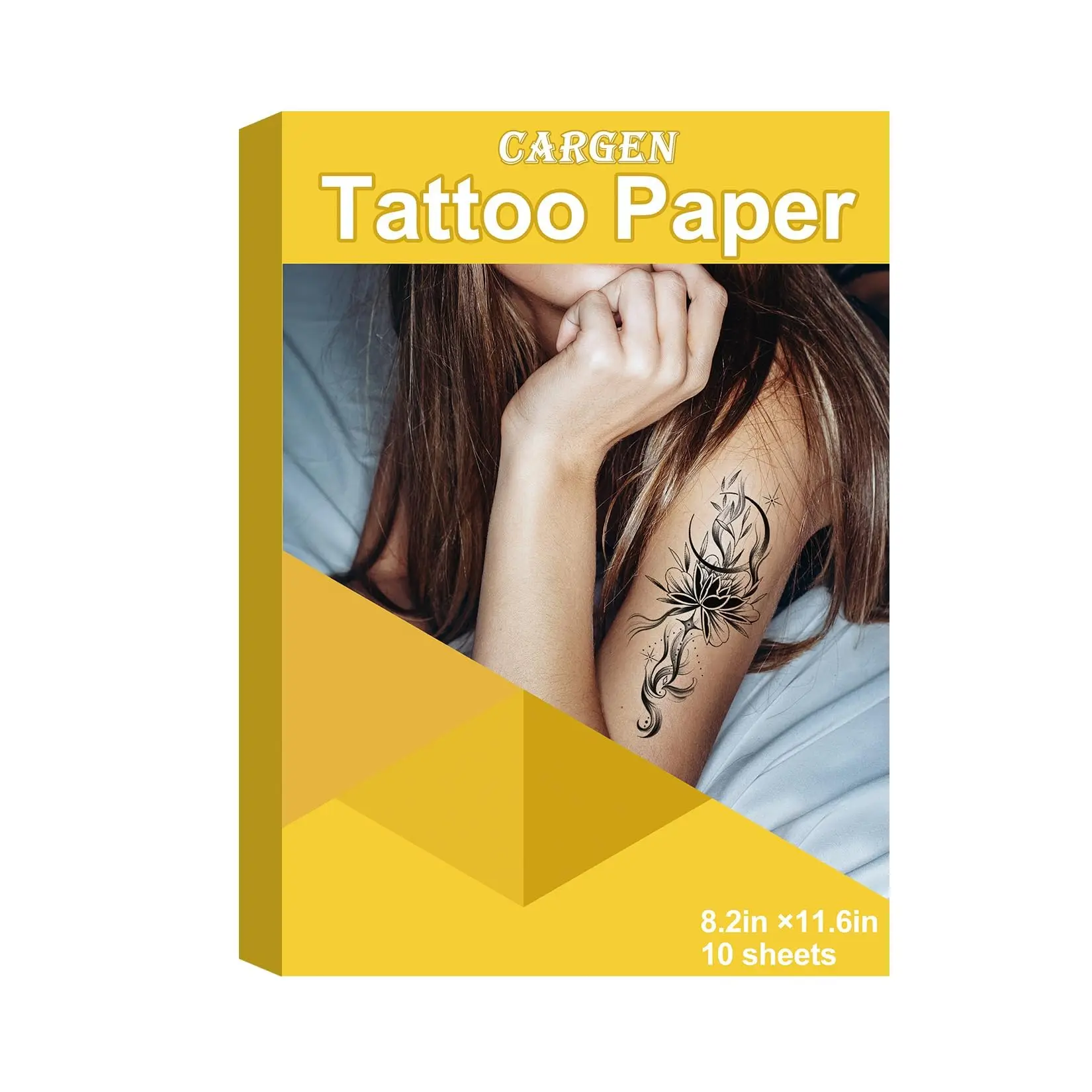 Tattoo Transfer Printer Paper 10 Sets for Inkjet Printer Laser Printer, Printable Temporary Transfer Paper A4 8.2 X 11.6 Inch
Tattoo Transfer Printer Paper 10 Sets for Inkjet Printer Laser Printer, Printable Temporary Transfer Paper A4 8.2 X 11.6 Inch