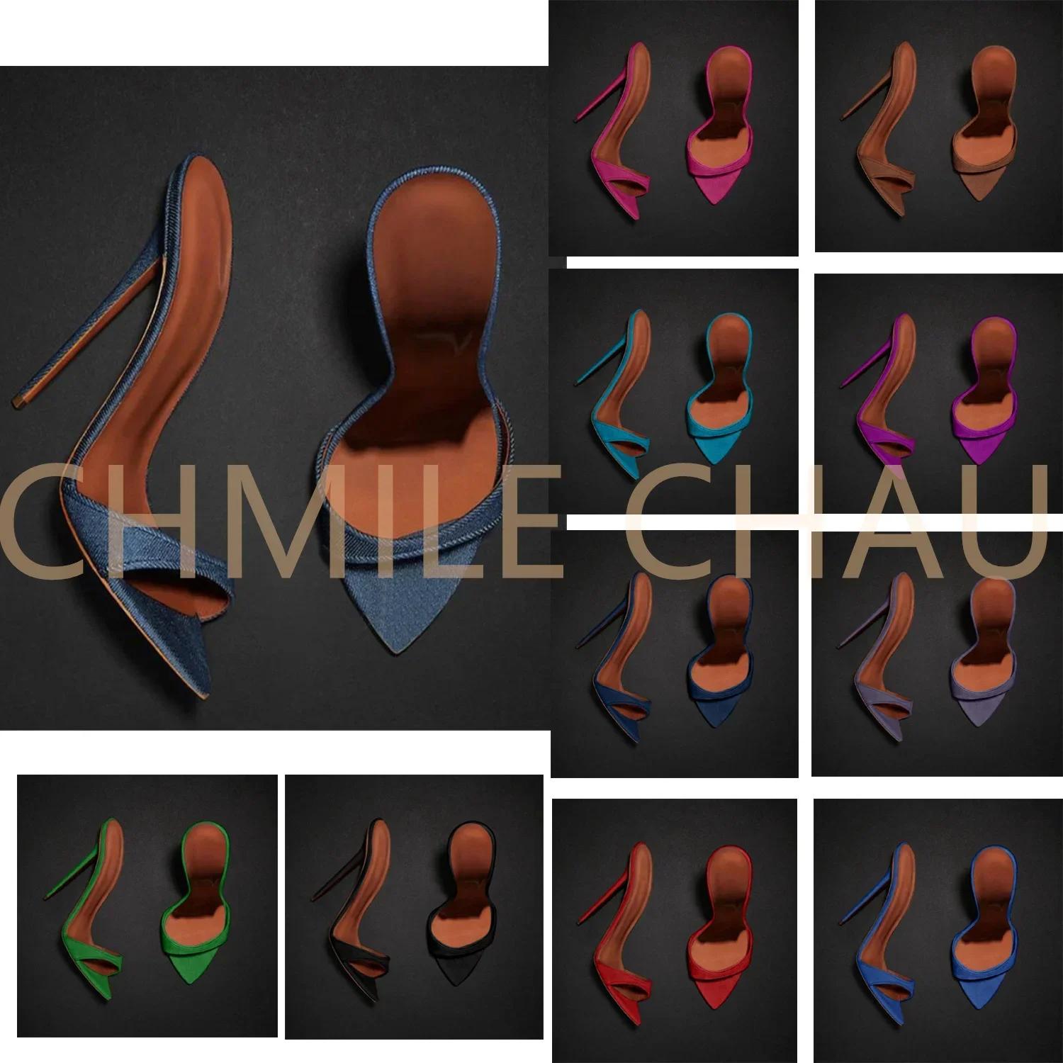 【Measure your feet length before order】Luxury Women Stiletto High Heel Slide Sandal Sexy Pointed Toe Evening Party Shoe 7-C-SP-1
【Measure your feet length before order】Luxury Women Stiletto High Heel Slide Sandal Sexy Pointed Toe Evening Party Shoe 7-C-SP-1