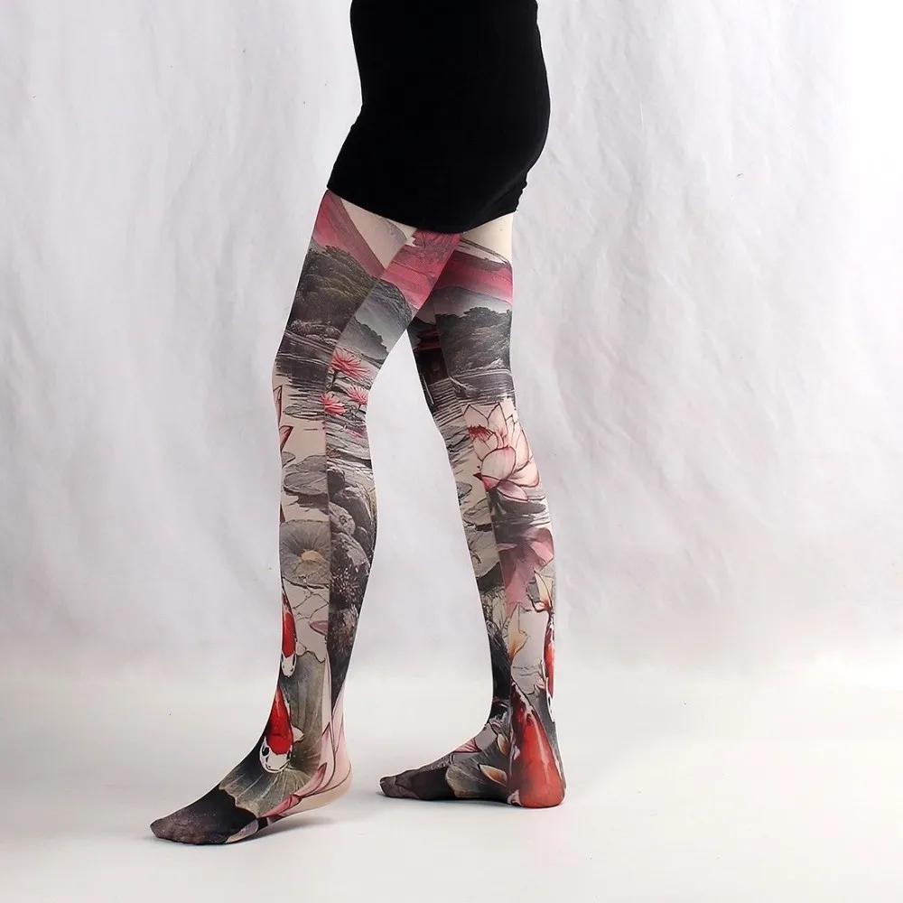 High Waist Retro Printed Tights Stretch Seamless Graffiti Printed Pantyhose Japanese Style Y2k Floral Printed Stockings Female
High Waist Retro Printed Tights Stretch Seamless Graffiti Printed Pantyhose Japanese Style Y2k Floral Printed Stockings Female