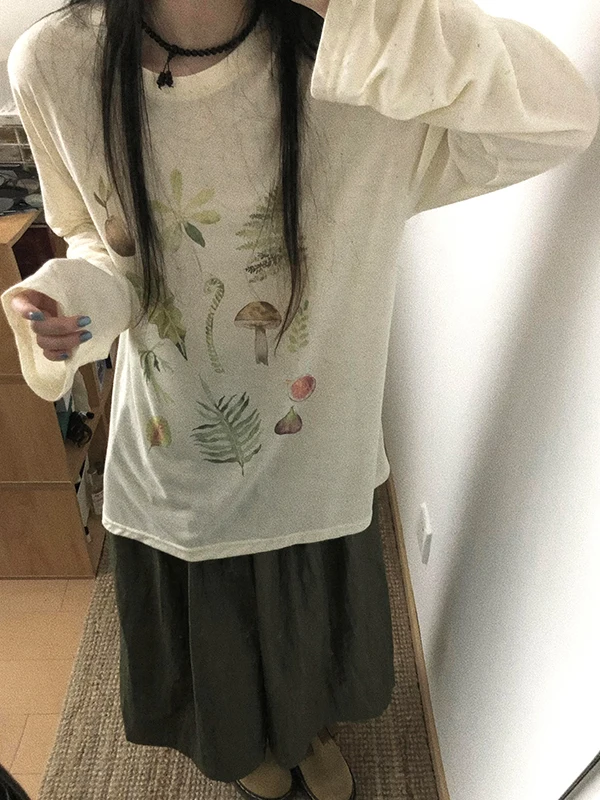 Ladies Summer Casual Loose Fit Plant Floral Print T-Shirt Air Conditioned Sun Protection Cover up Top Comfortable Lazy Style
Ladies Summer Casual Loose Fit Plant Floral Print T-Shirt Air Conditioned Sun Protection Cover up Top Comfortable Lazy Style