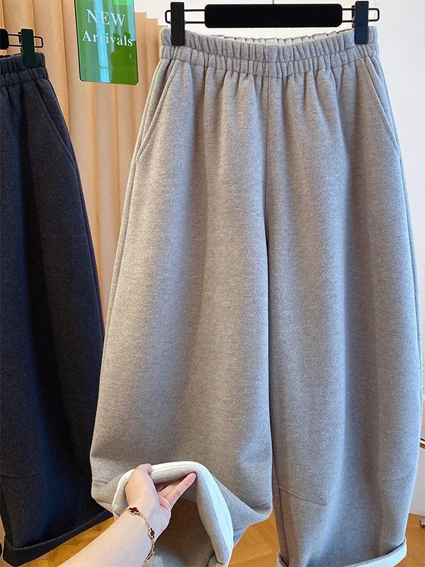 plus Size Casual Pants Thiened Fce Women's Autumn Winter Loose Straight Knife Pants Soft Comfortable Rice Noodle Pants
plus Size Casual Pants Thiened Fce Women's Autumn Winter Loose Straight Knife Pants Soft Comfortable Rice Noodle Pants