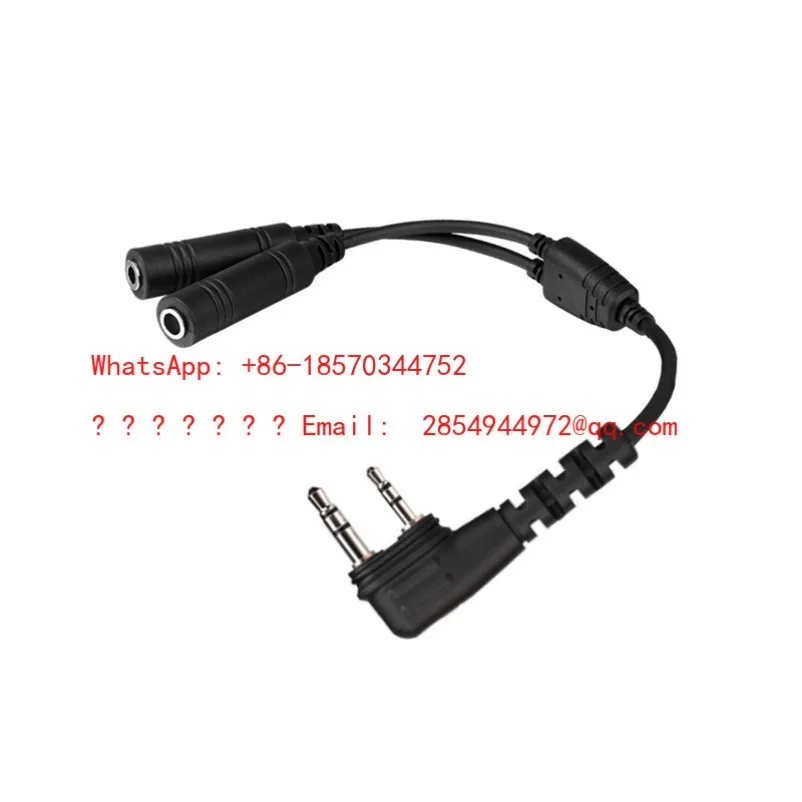 L Factory Direct Aviation Headset To IC-A25N ICA24 High-frequency Walkie-talkie Adapter Cable
L Factory Direct Aviation Headset To IC-A25N ICA24 High-frequency Walkie-talkie Adapter Cable