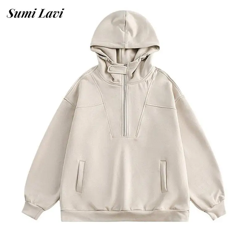 2024 Spring Mens Hooded Sweatshirts New Fashion Loose Buttoned Zipper Design Hoodie For Men Vintage Pure Color Hoodies Pullover
2024 Spring Mens Hooded Sweatshirts New Fashion Loose Buttoned Zipper Design Hoodie For Men Vintage Pure Color Hoodies Pullover