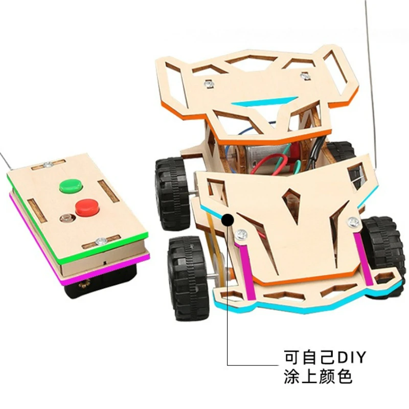 DIY Electric Four-wheel Drive Children's Scientific Experiment Small Invention Rc Manual Assembly Material DIY Model
DIY Electric Four-wheel Drive Children's Scientific Experiment Small Invention Rc Manual Assembly Material DIY Model