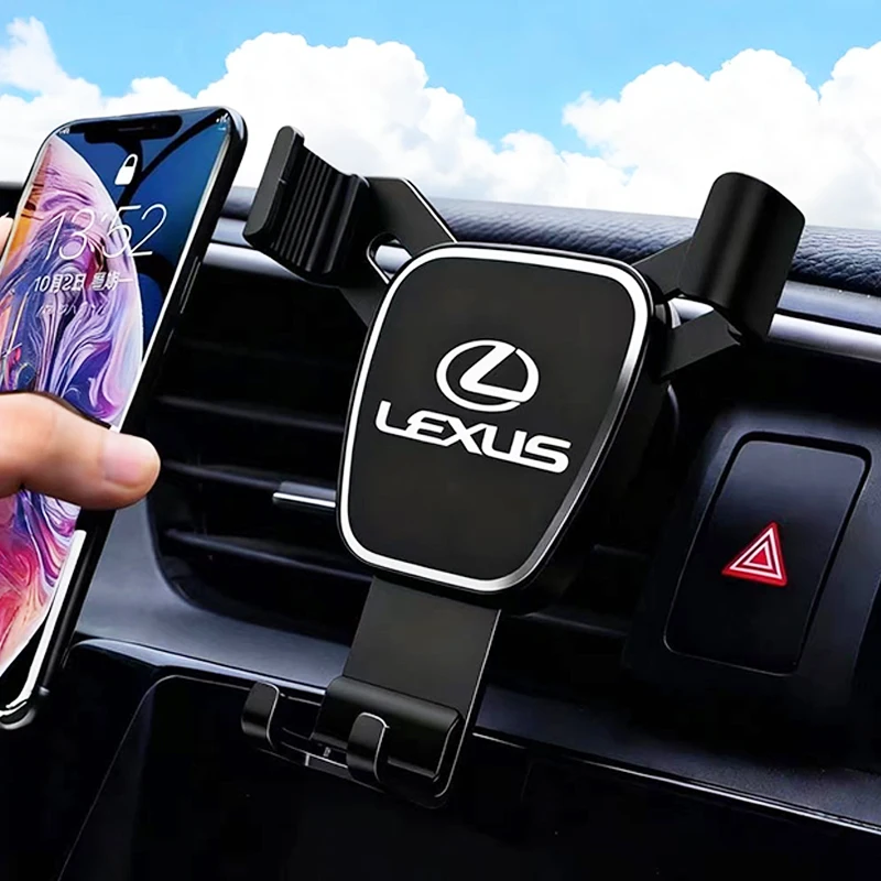 Car Sticker Car Metal Phone Holder Gravity Sensing Air Vent Stand For Lexus F SPORT RX300 IS200 IS250 ES350 Ct200h UX250h NX300h
Car Sticker Car Metal Phone Holder Gravity Sensing Air Vent Stand For Lexus F SPORT RX300 IS200 IS250 ES350 Ct200h UX250h NX300h