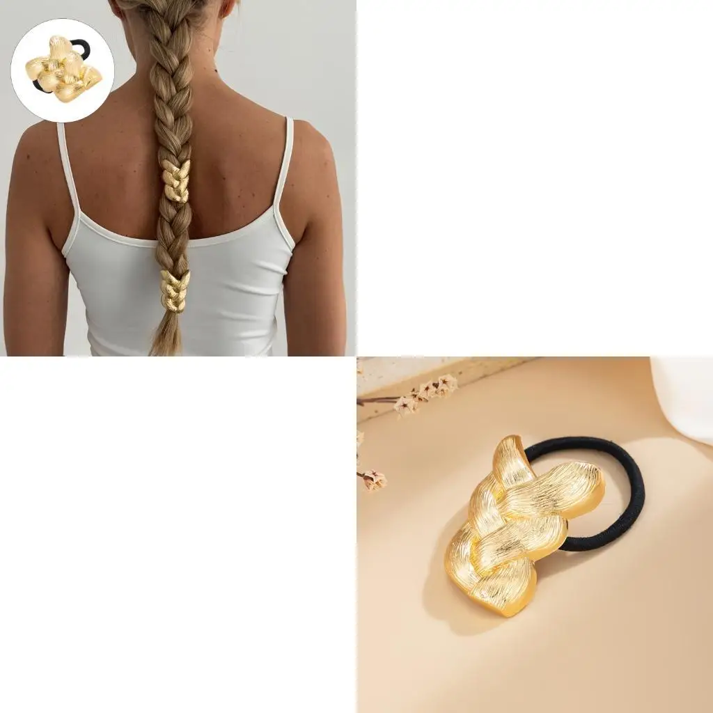 39BB 2000s Fashion Metal Braid Hair Elastic Hair Styling HairBand For Women Girl
39BB 2000s Fashion Metal Braid Hair Elastic Hair Styling HairBand For Women Girl
