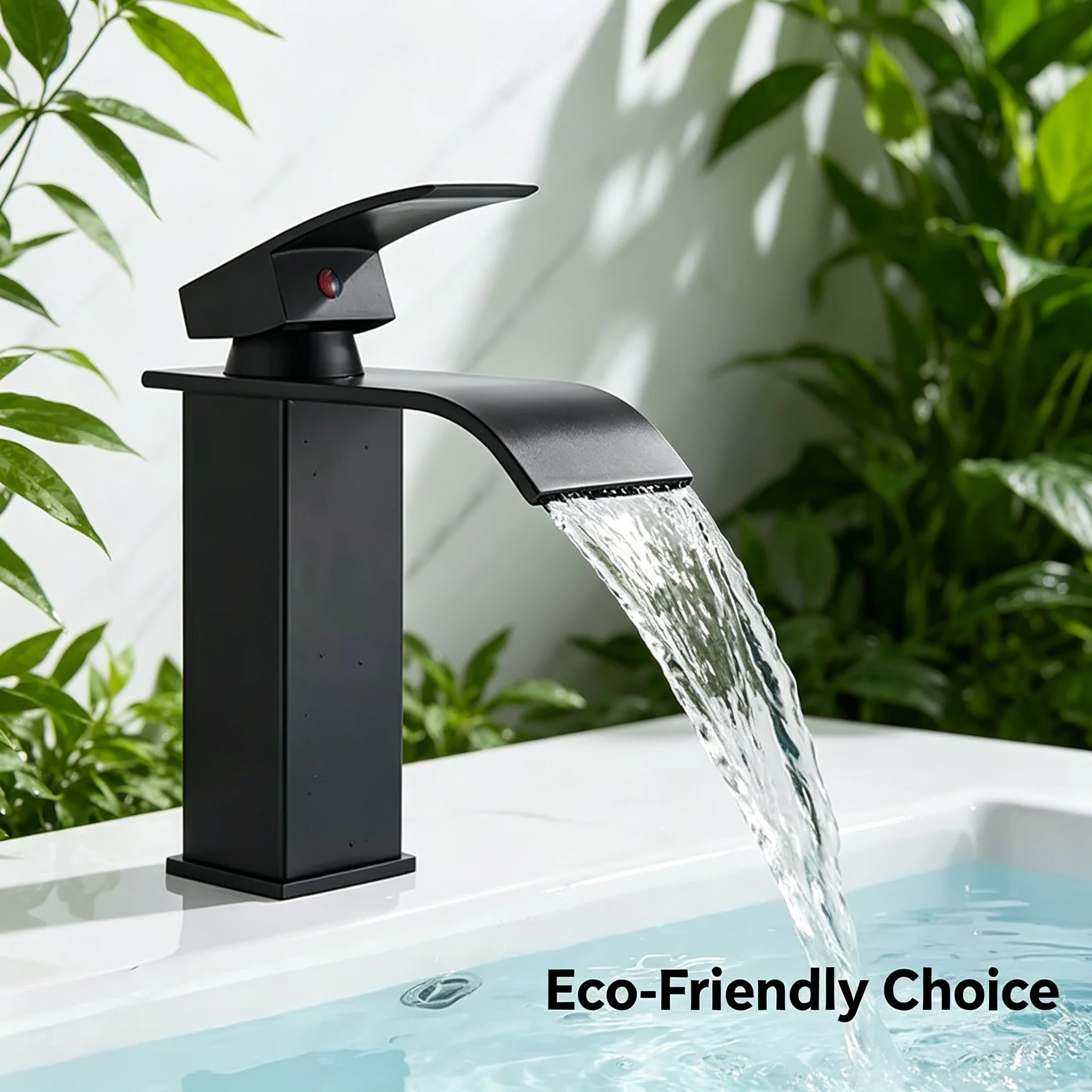 1 Pc Contemporary Black Waterfall Bathroom Sink Faucet Single Lever Basin Mixer Tap Matte Black Solid Brass Deck Mounted
1 Pc Contemporary Black Waterfall Bathroom Sink Faucet Single Lever Basin Mixer Tap Matte Black Solid Brass Deck Mounted