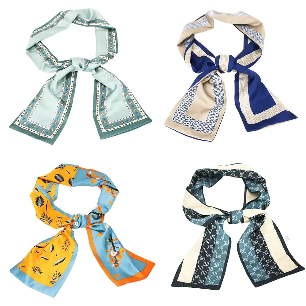 AllexpreskHandbags Head Hair Neck Scarves for Women Silk Boho Headscarf Satin Hair Bandanas Purse Bag Scarf
AllexpreskHandbags Head Hair Neck Scarves for Women Silk Boho Headscarf Satin Hair Bandanas Purse Bag Scarf