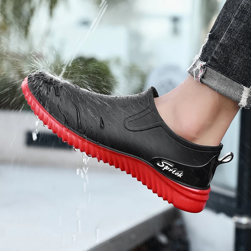 Men's ankle rain boots, men's outdoor chef fishing shoes, lightweight hiking shoes, casual waterproof rain boots
Men's ankle rain boots, men's outdoor chef fishing shoes, lightweight hiking shoes, casual waterproof rain boots