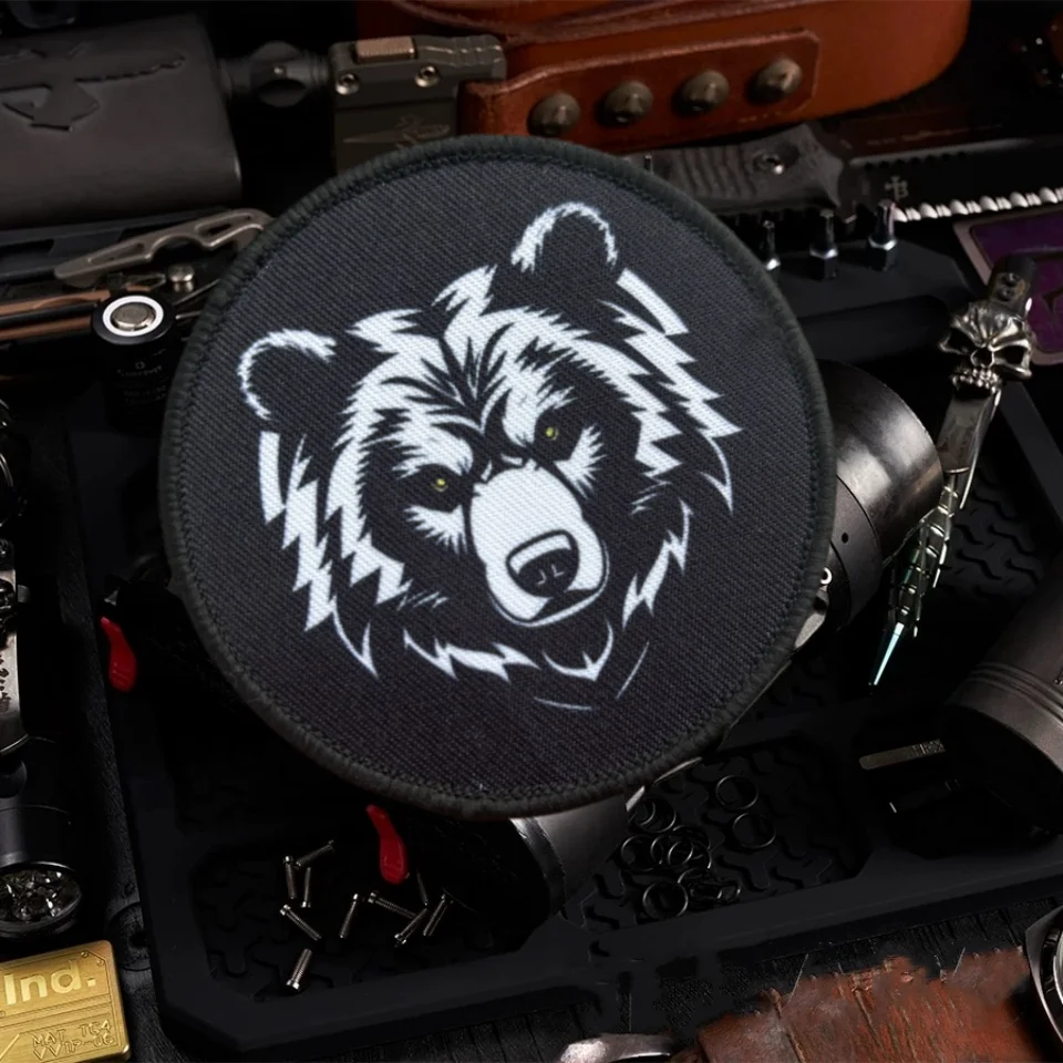 Black Bear Morale Tactical Patch Printed Hook&Loop Emblem Military Badge Combat Armband Backpack Stickers
Black Bear Morale Tactical Patch Printed Hook&Loop Emblem Military Badge Combat Armband Backpack Stickers