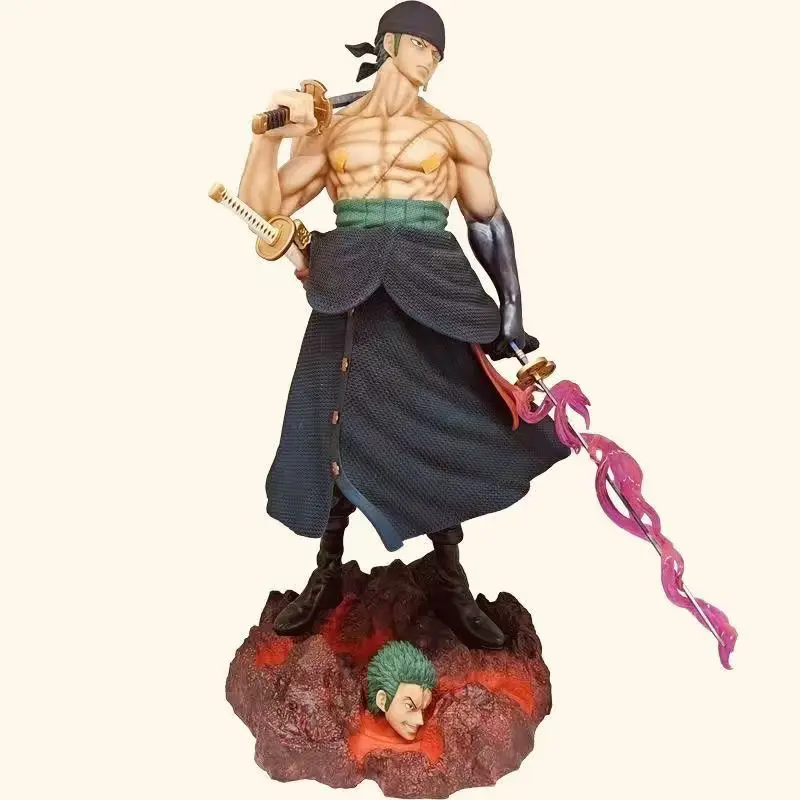 Anime One Piece Roronoa Zoro Statue model Desktop decoration GK collection handmade model PVC material
Anime One Piece Roronoa Zoro Statue model Desktop decoration GK collection handmade model PVC material