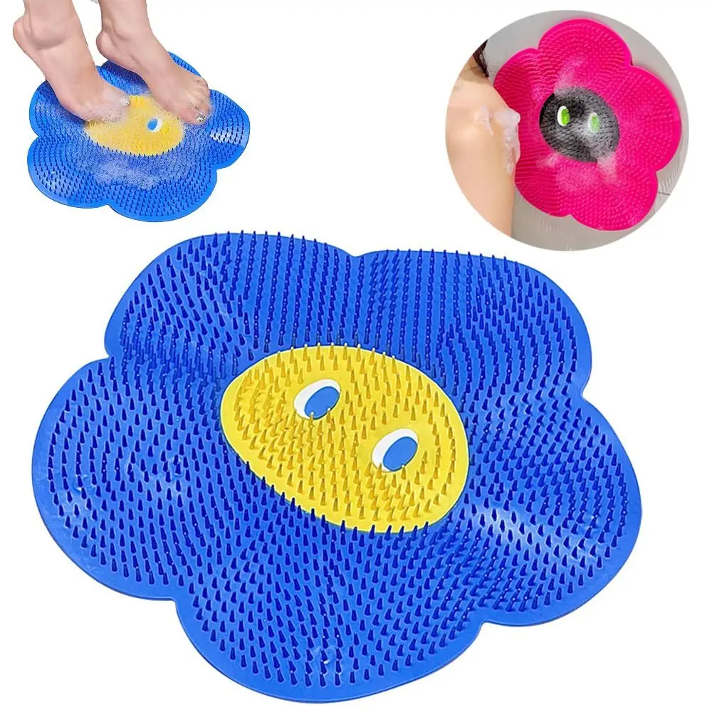Non-Skid Silicone Bath Foot Brush Massager Remove Dead Skin Bath Back Cleaner Multifunctional Flower Shape Foot Rubbing Board
Non-Skid Silicone Bath Foot Brush Massager Remove Dead Skin Bath Back Cleaner Multifunctional Flower Shape Foot Rubbing Board