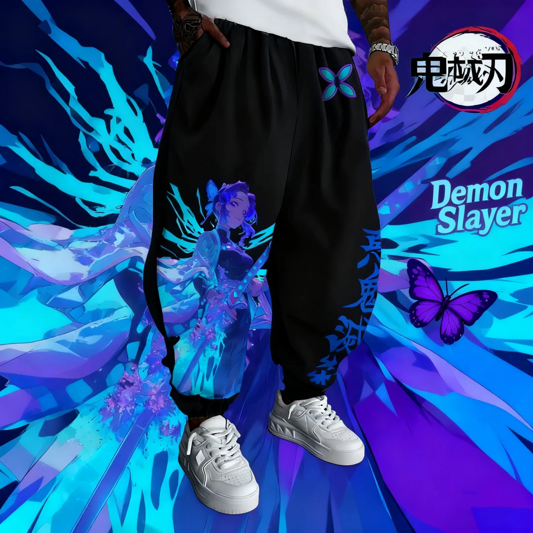 Брюки с принтом бабочки ниндзя в стиле аниме «Убийца демонов», осень-зима 2022, мужские и женские модные хлопковые спортивные штаны в стиле хип-хоп
Брюки с принтом бабочки ниндзя в стиле аниме «Убийца демонов», осень-зима 2022, мужские и женские модные хлопковые спортивные штаны в стиле хип-хоп