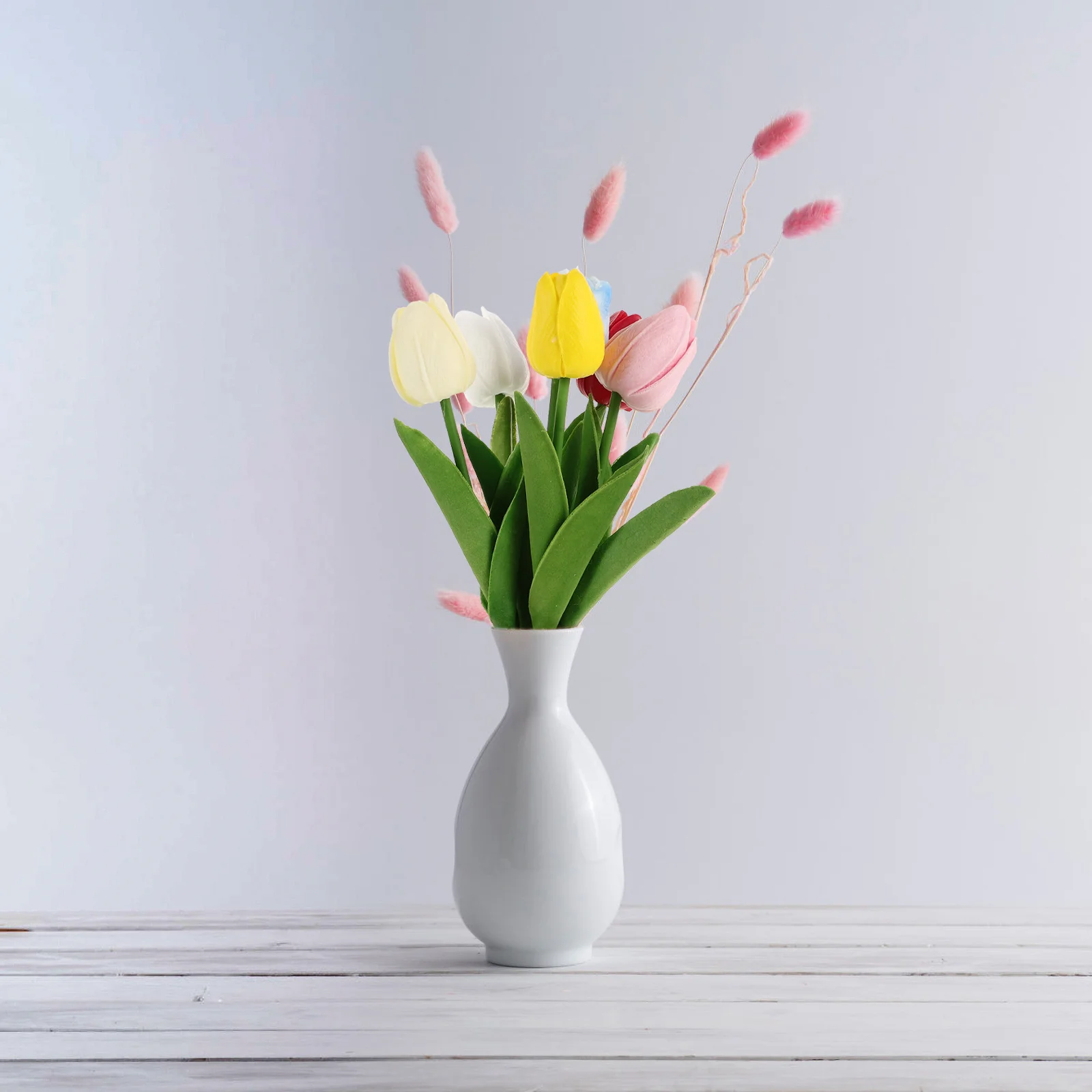 12pcs Highly Simulation Tulips Artificial Flower Branch Faux Tulip Bouquet For Home Wedding Decor Real Touch Spring
12pcs Highly Simulation Tulips Artificial Flower Branch Faux Tulip Bouquet For Home Wedding Decor Real Touch Spring