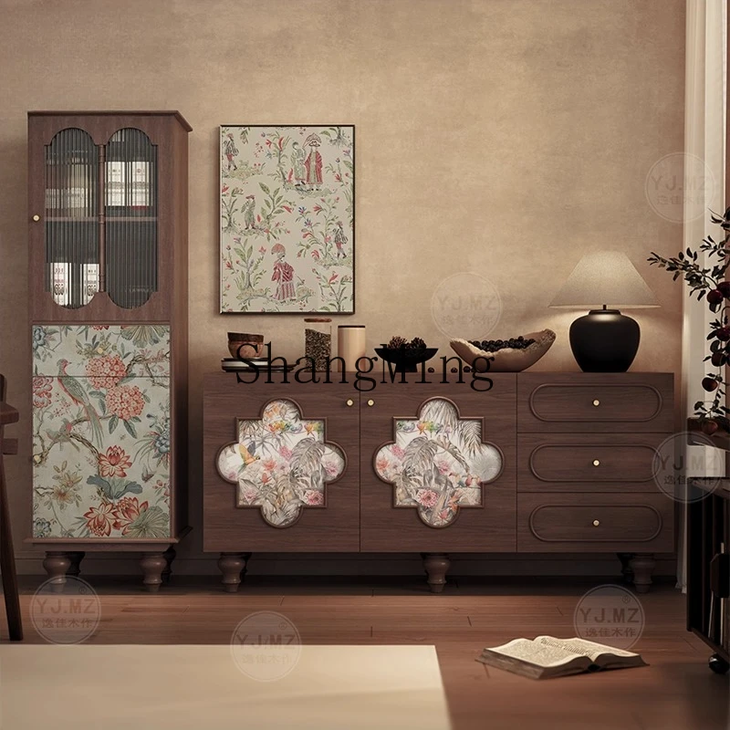 ZYY Multifunctional Side Cabinet Medieval Living Room Solid Wood Bedroom Decorative Cabinet Wall Storage Cabinet
ZYY Multifunctional Side Cabinet Medieval Living Room Solid Wood Bedroom Decorative Cabinet Wall Storage Cabinet