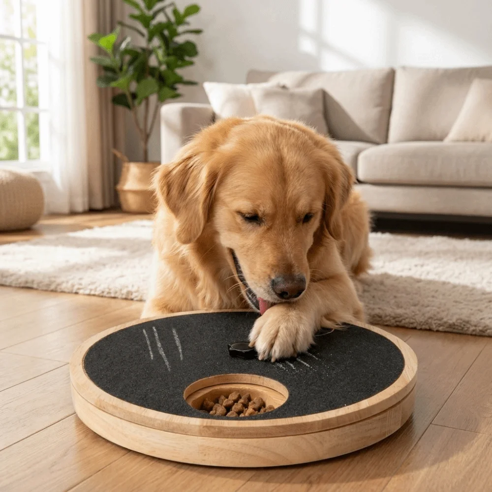 Rotating Dog Scratching Board Round Solid Wood Nail Scratch Pad Wear-resistant Non-Slip Dog Nail File Toy Nail Trimming
Rotating Dog Scratching Board Round Solid Wood Nail Scratch Pad Wear-resistant Non-Slip Dog Nail File Toy Nail Trimming
